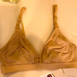 2 Lively The Mesh Trim Maternity Bralettes (M)